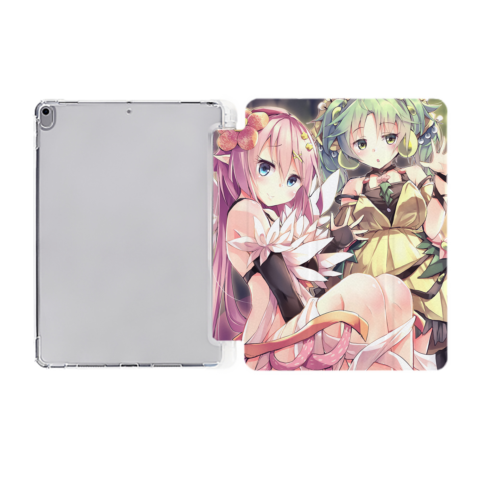 （画像用） 遊☆戯☆王 Yu-Gi-Oh! IPad ケース ペン収納付き 三つ折りスタンド PUレザー×シリコン 対応機種9.5/10.5/10.9インチ